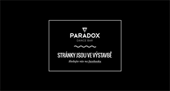 Desktop Screenshot of bar-paradox.cz