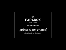 Tablet Screenshot of bar-paradox.cz
